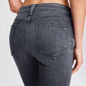 Rag & Bone Cate Mid-Rise Ankle Skinny Jeans in Abbey Road Gray Women’s Size 29